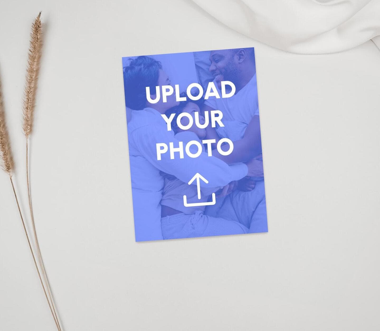 Upload Your Photo Portrait Card