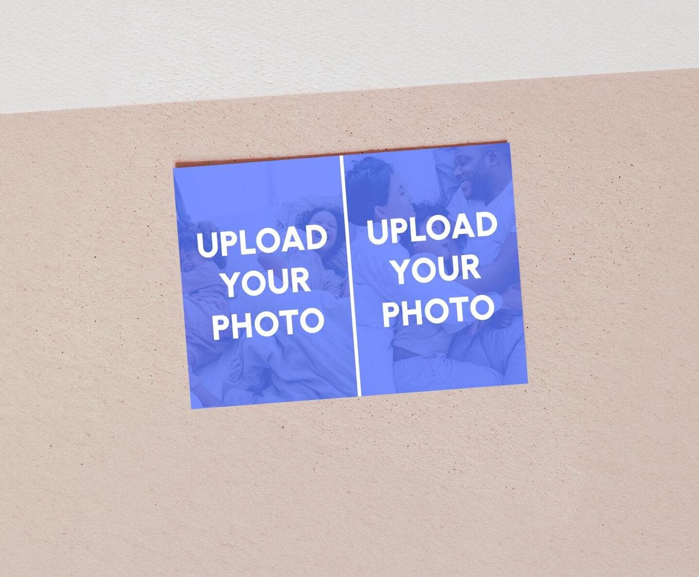 Upload Your Photos Two Landscape Card