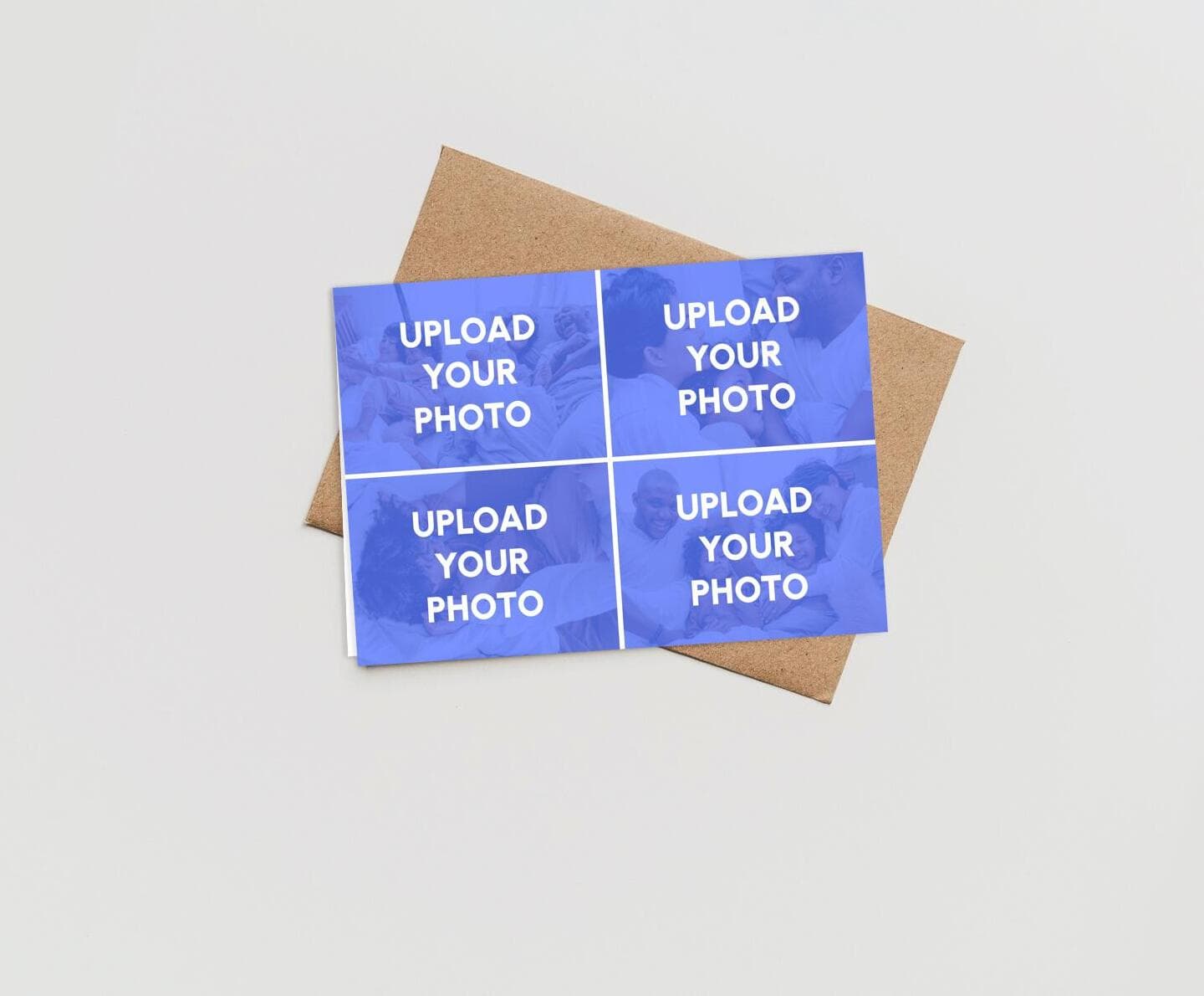 Upload Your Photos Four Landscape Card