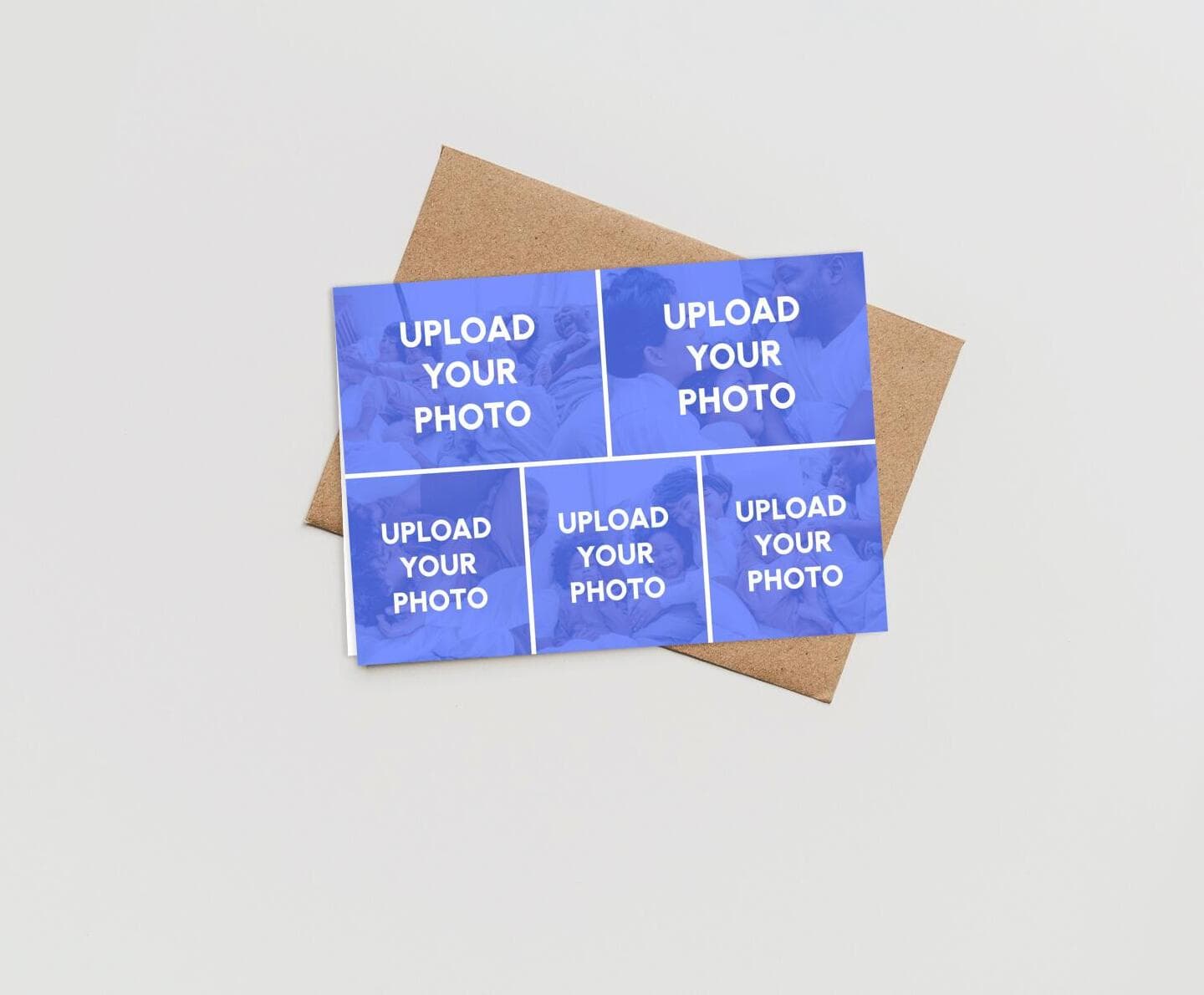 Upload Your Photos Five Landscape Card