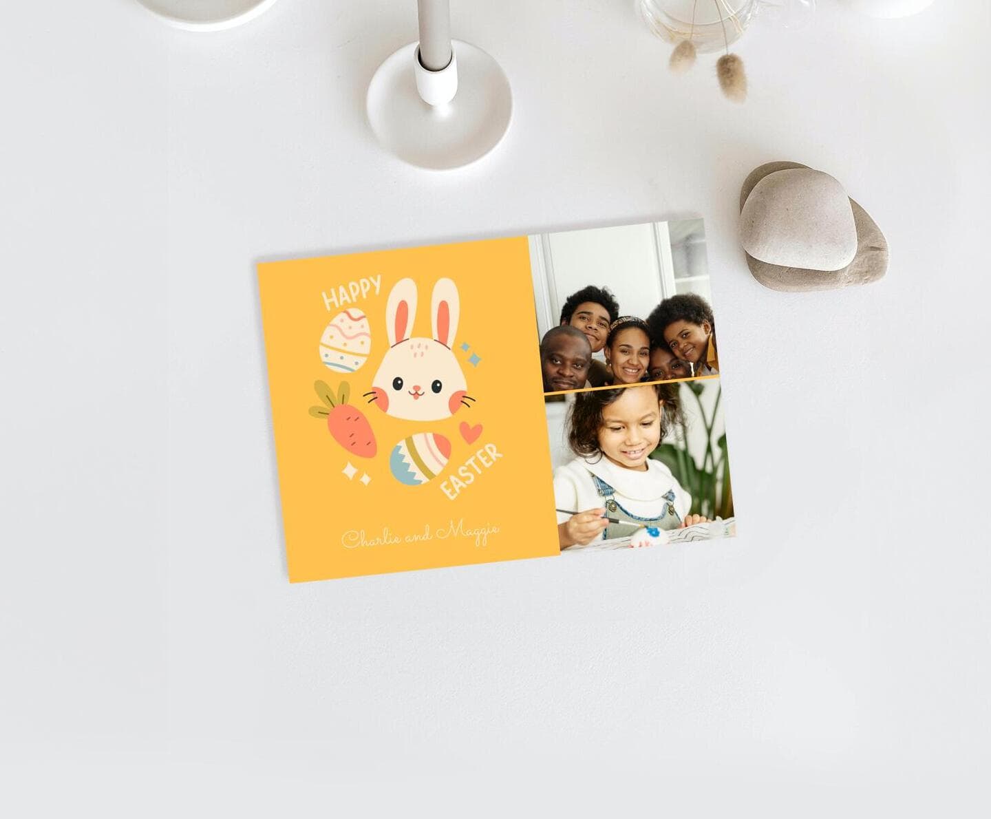 Spring Bunny Easter Card