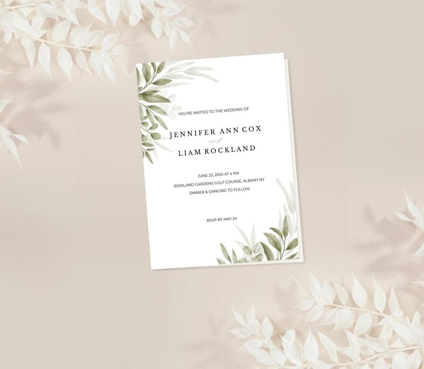 Classic Nature Invitation Card