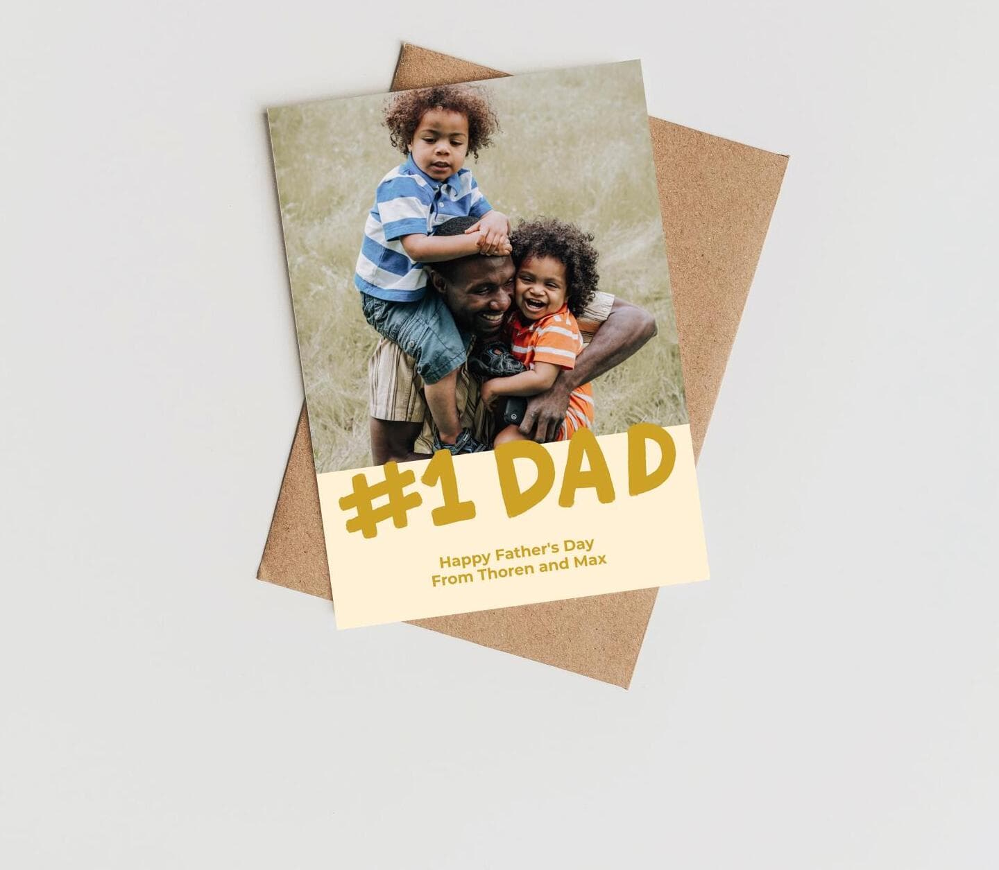 First Dad Love Card