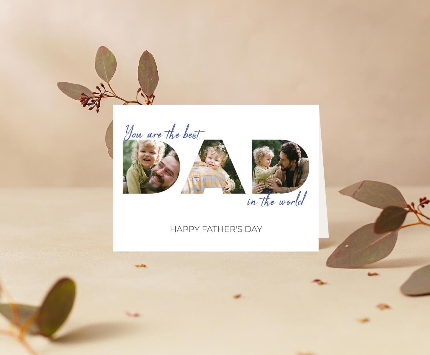 Big Letters Dad Card