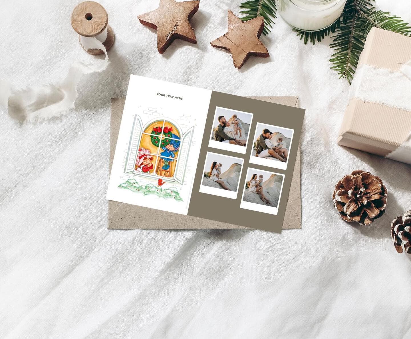 Strawberry Shortcake™ Windows Multiphoto Card