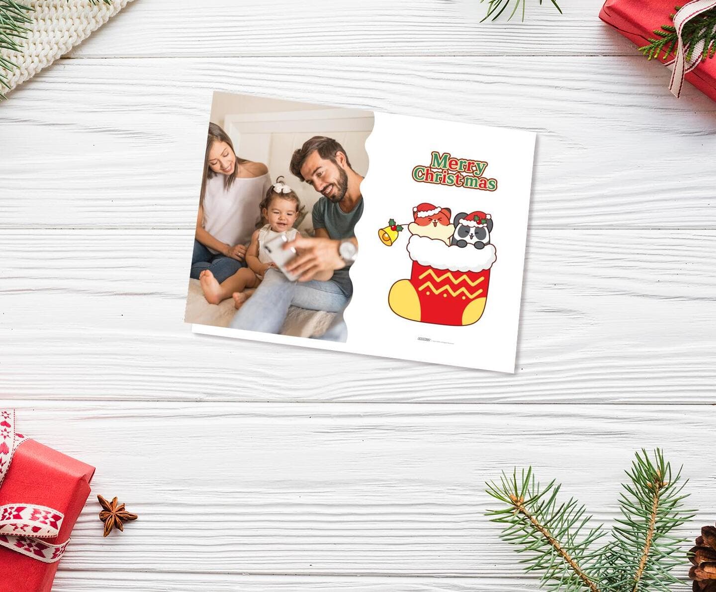 Anirollz® Merry Christmas Card