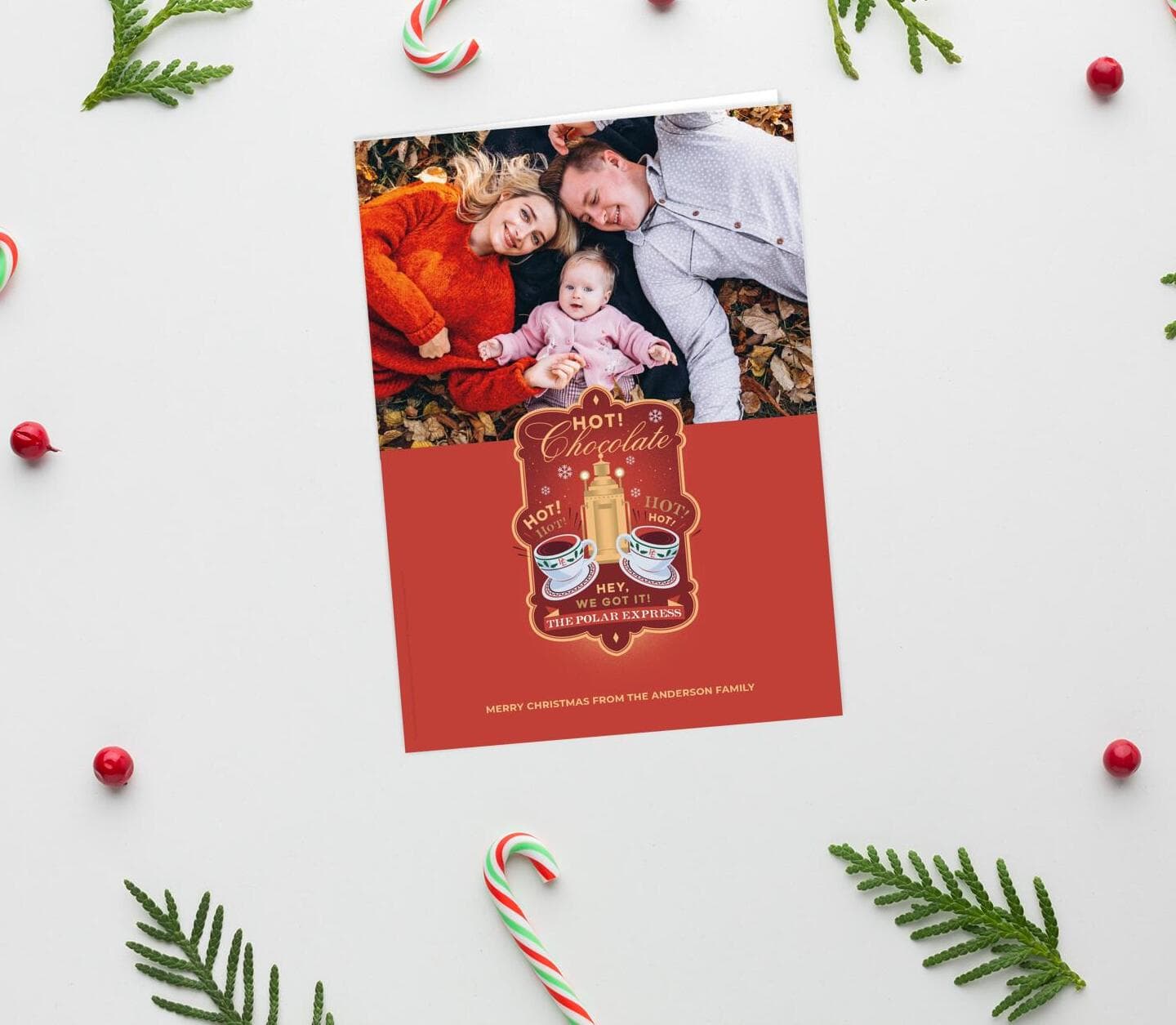 Polar Express™ Red Chocolate Card