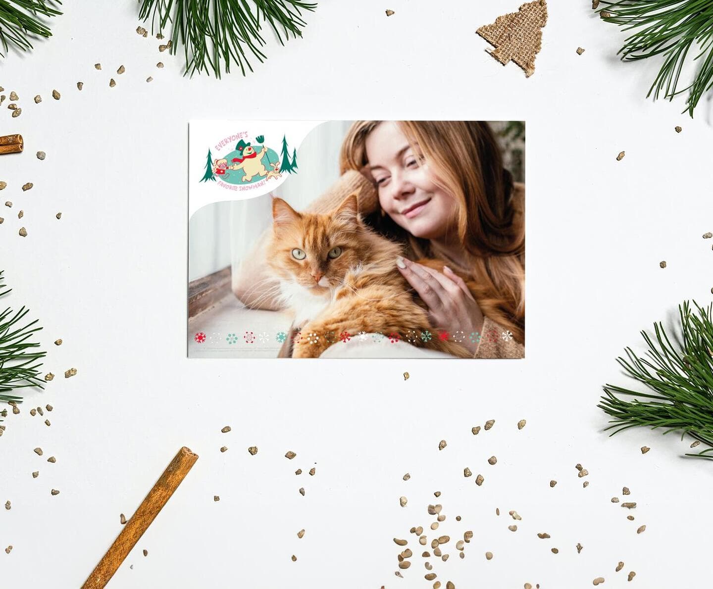 Frosty The Snowman™ Snowflake Card