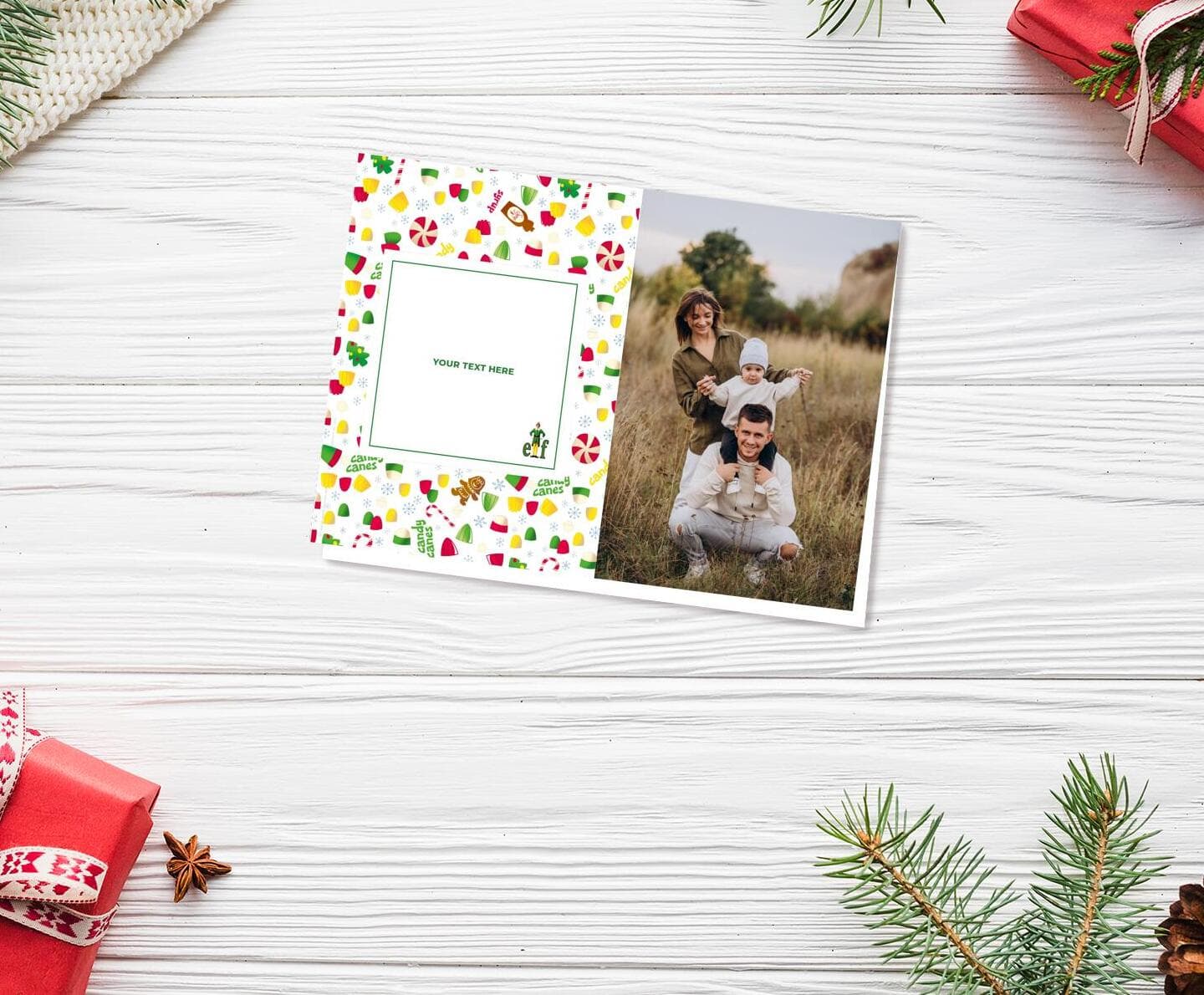 Elf™ Sweet Christmas Green Card