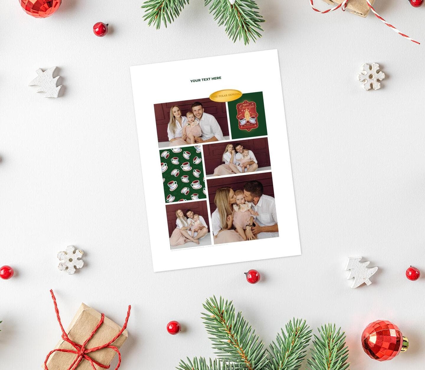 Polar Express™ Chocolate Card