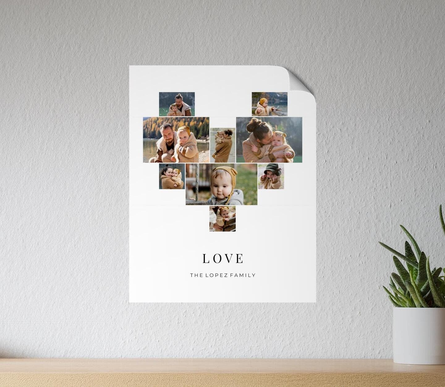 Heart Multiphoto Poster