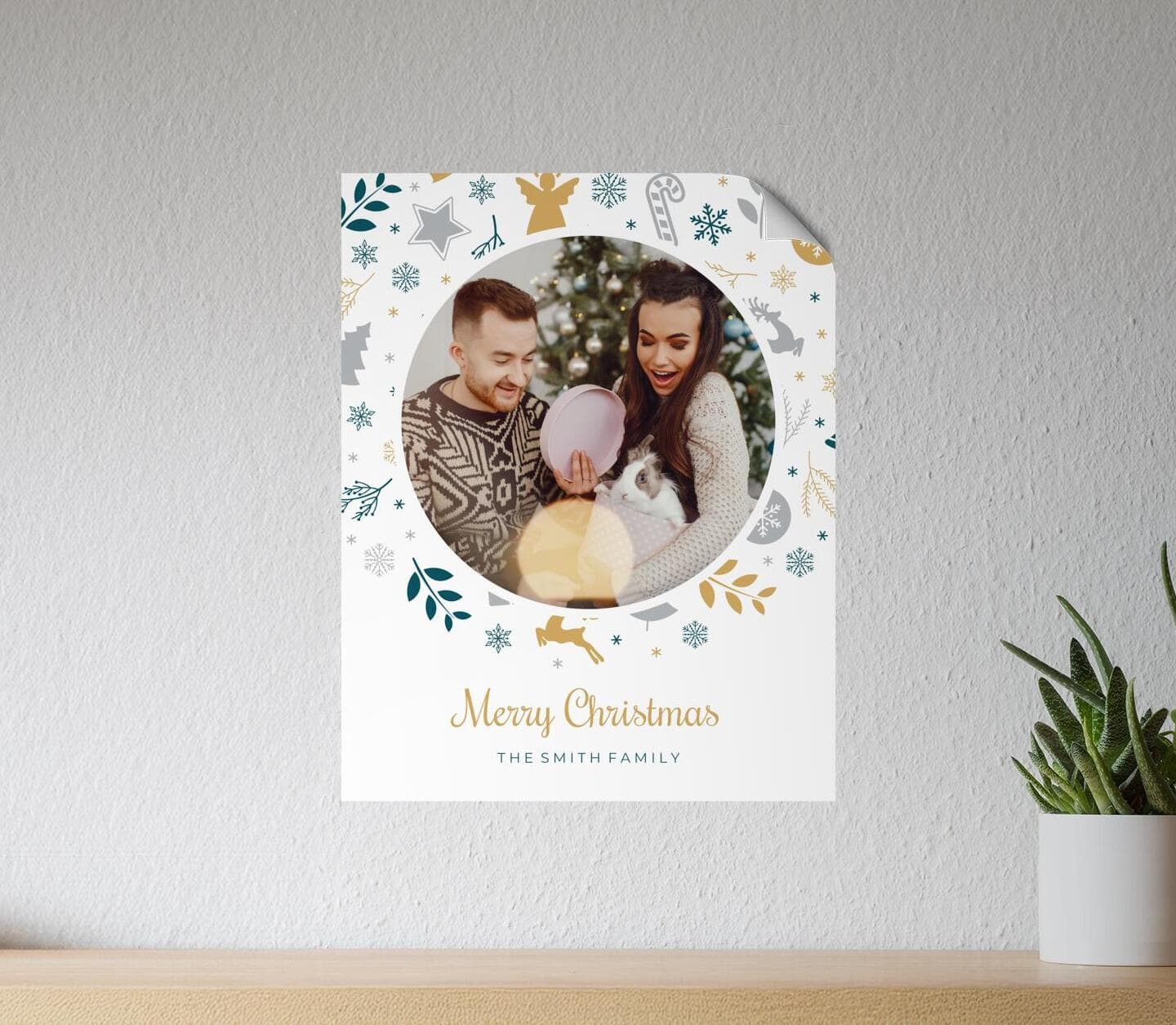 Christmas Ball Portrait Poster