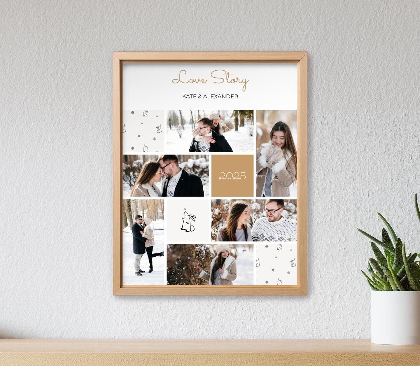 Winter Love Large Poster