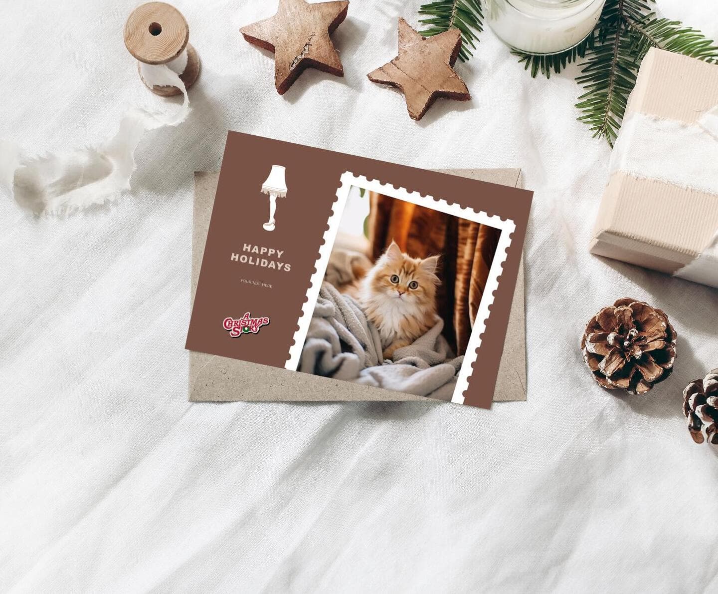 A Christmas Story™ Brown Holidays Card