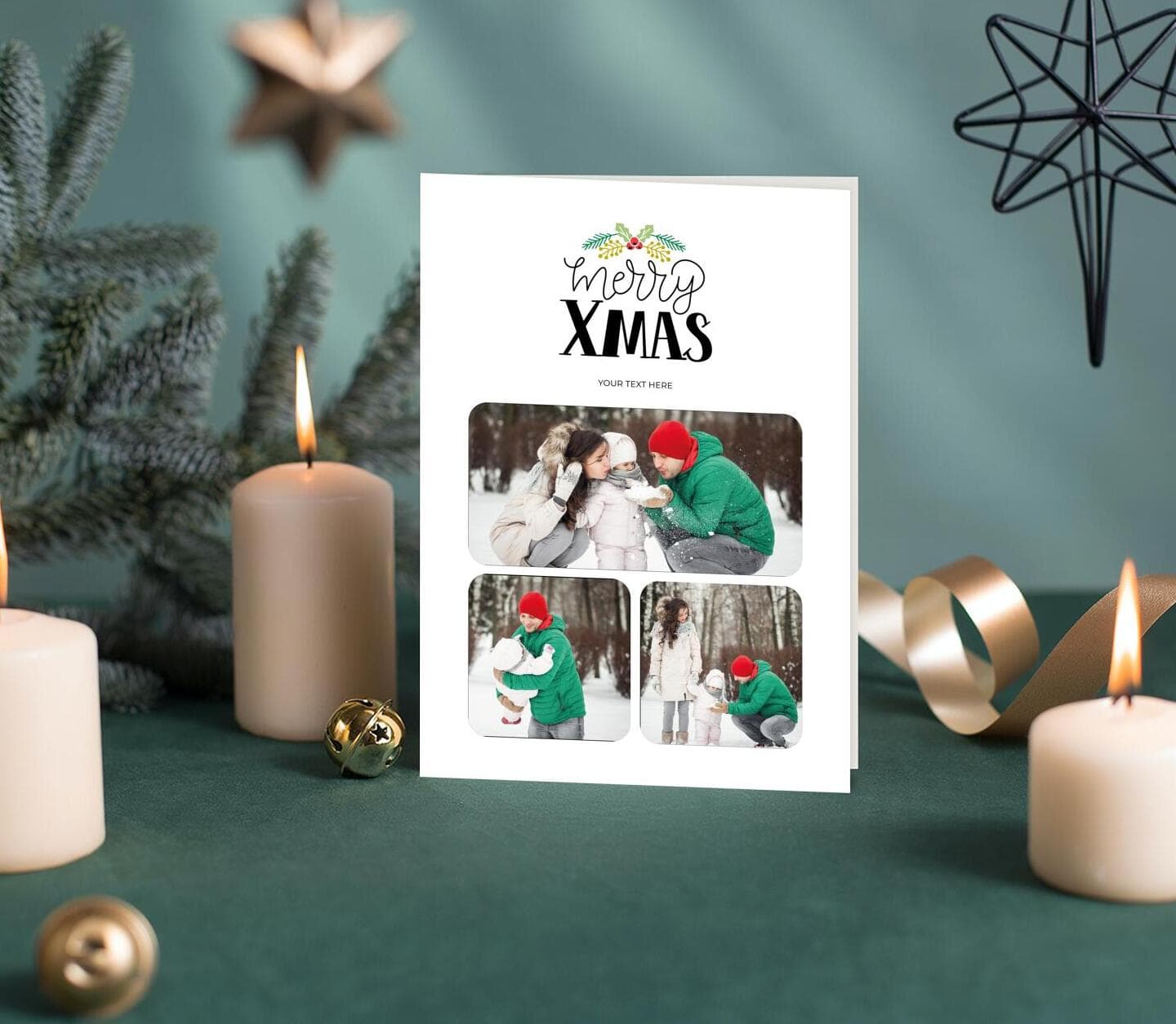 Sweet Holly Tree Card