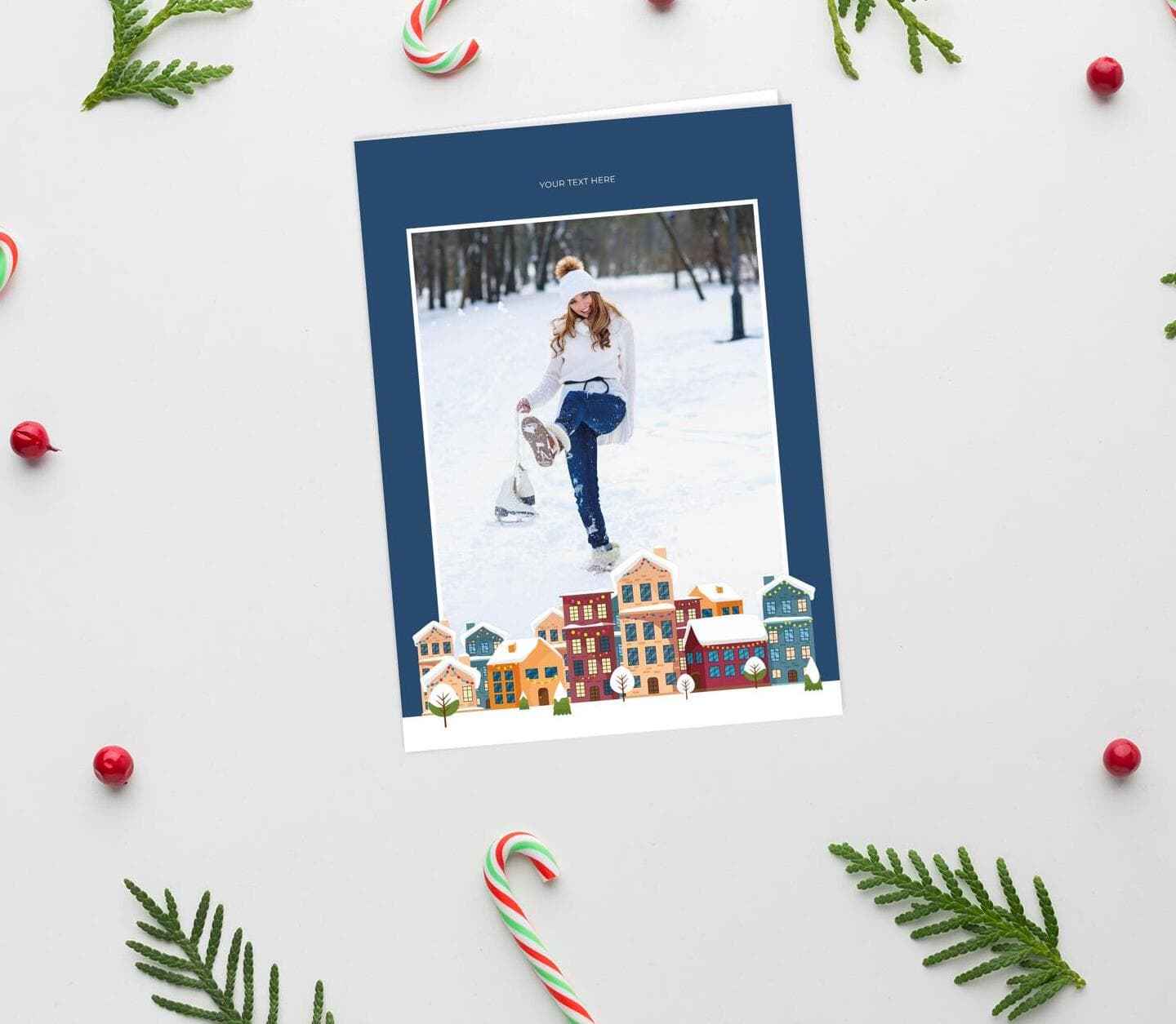 Christmas Village Card