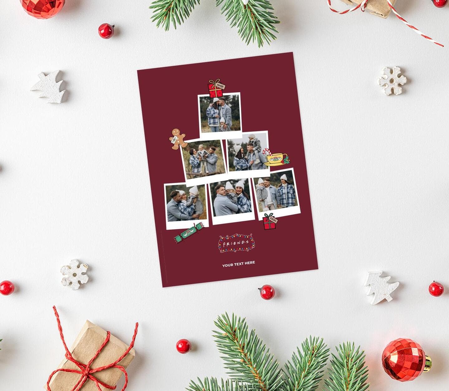 Friends™ Christmas Tree Card