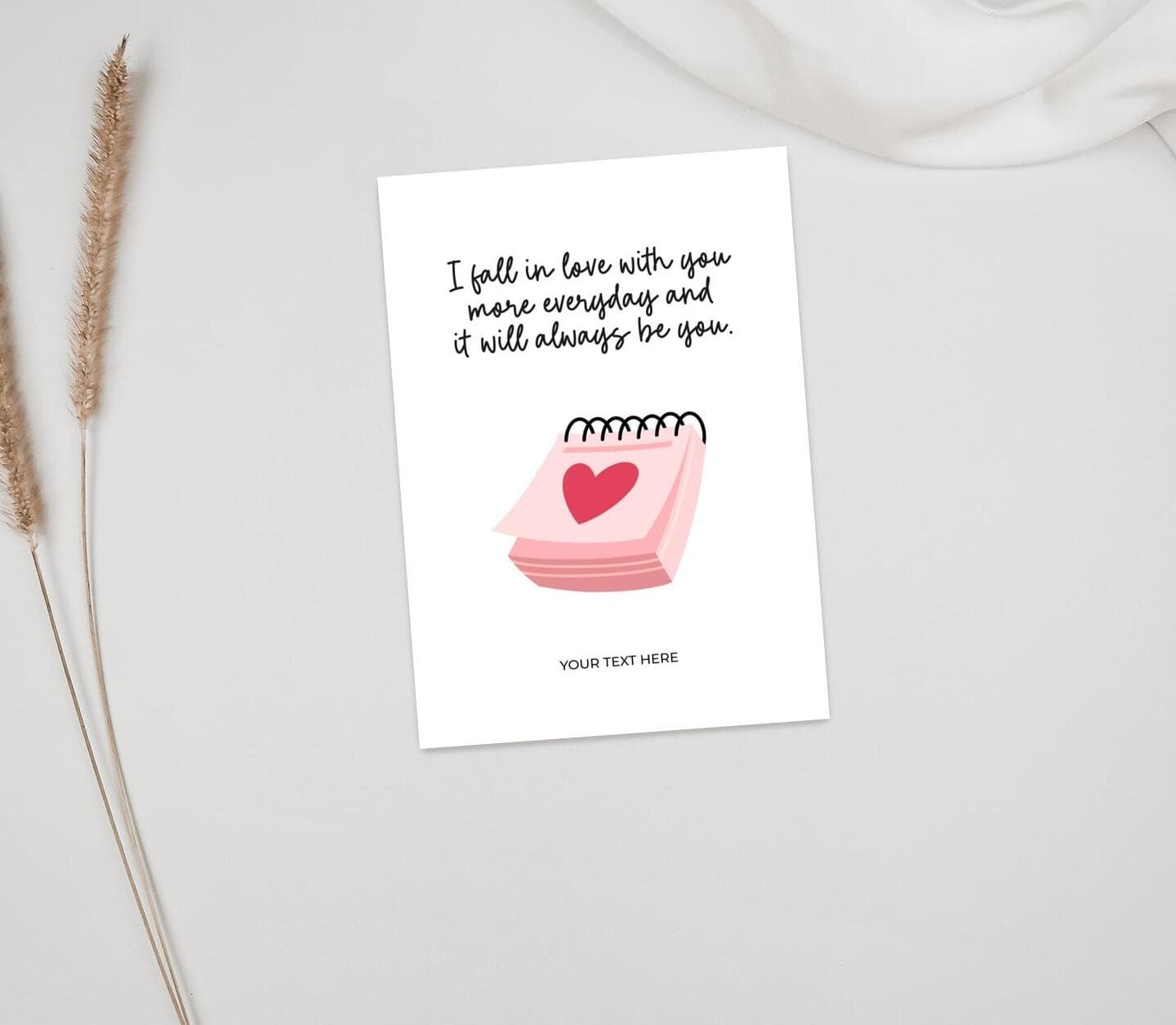 Fall In Love Quote Card