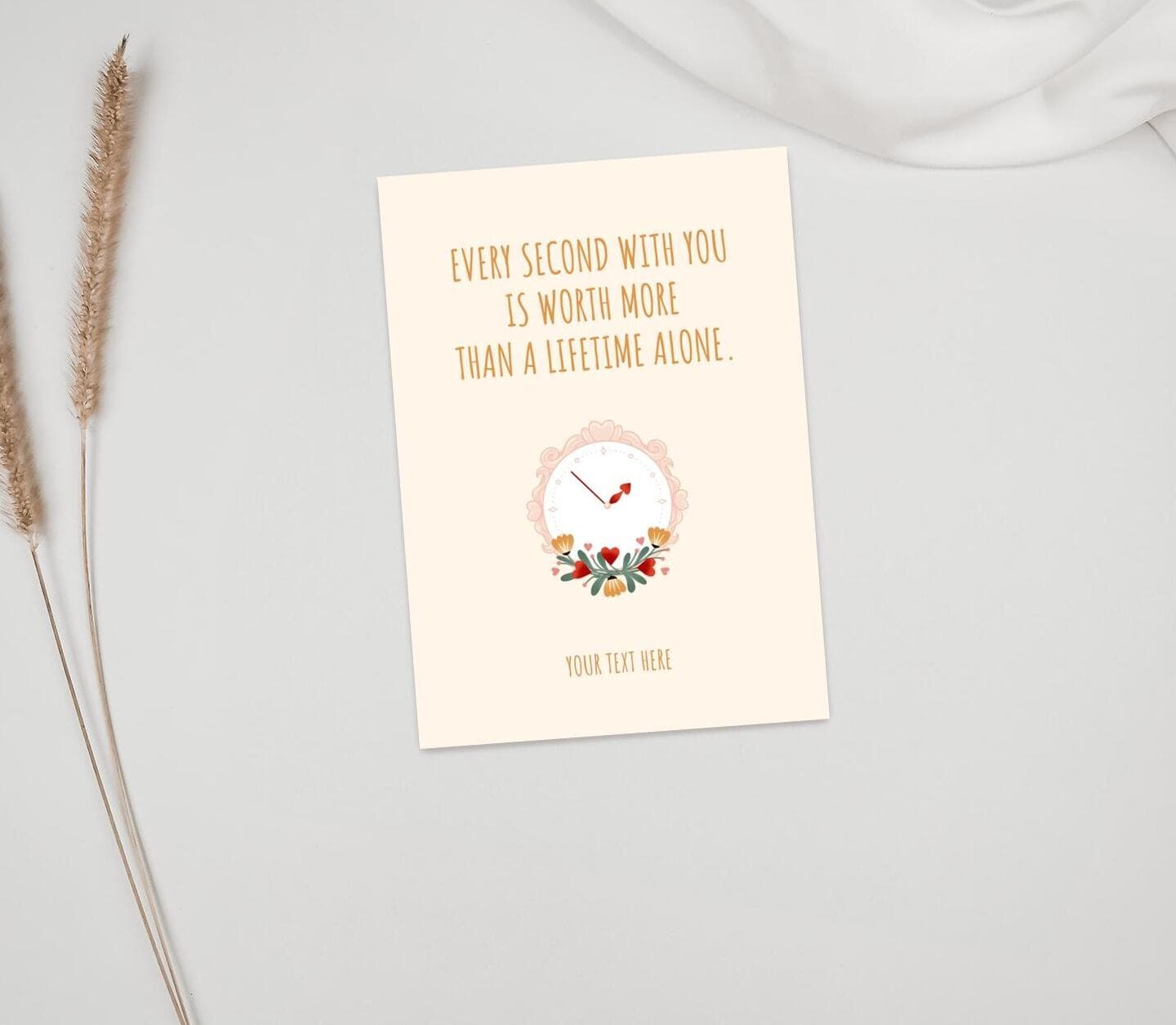 Time Of Love Quote Card