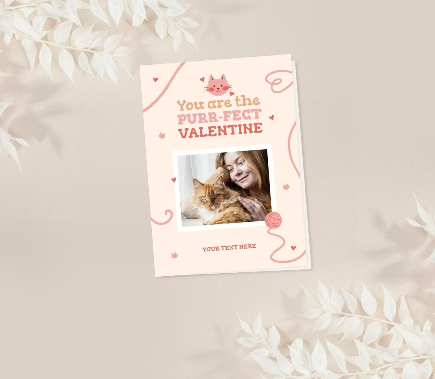 Purr-fect Valentine Card