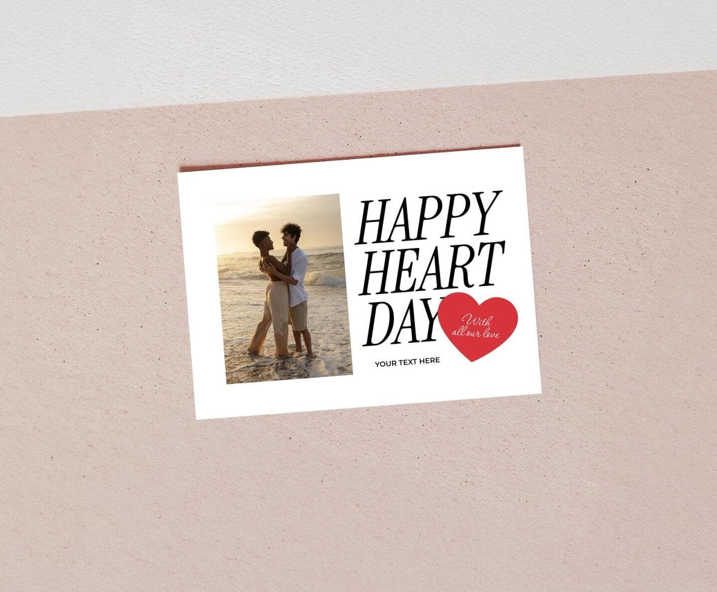 Happy Heart Day Card