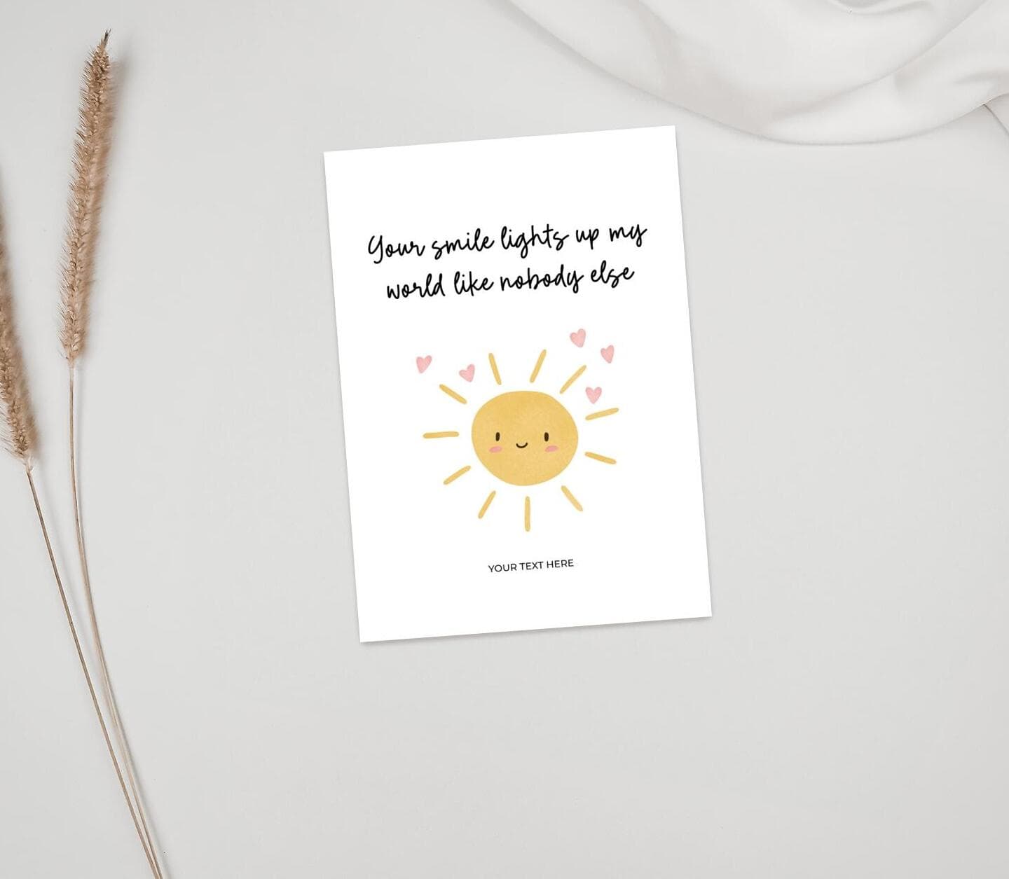 Smile Love Quote Card