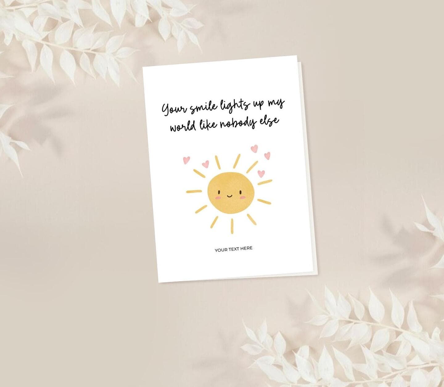 Smile Love Quote Card
