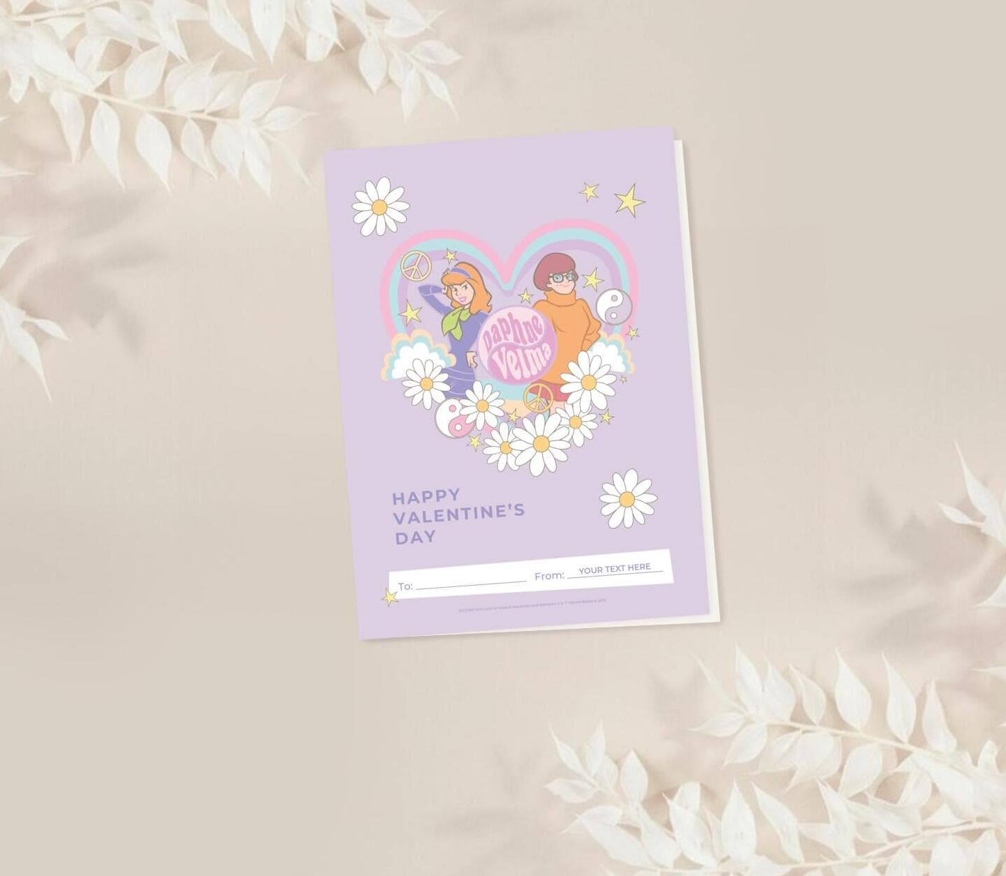 Scooby Doo™ Rainbow Heart Card