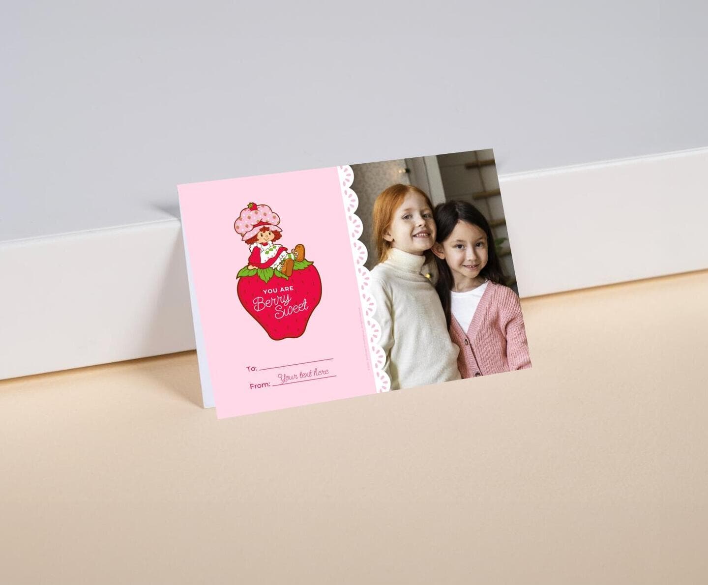 Strawberry Shortcake™ Berry Sweet Character Landscape Photo Card