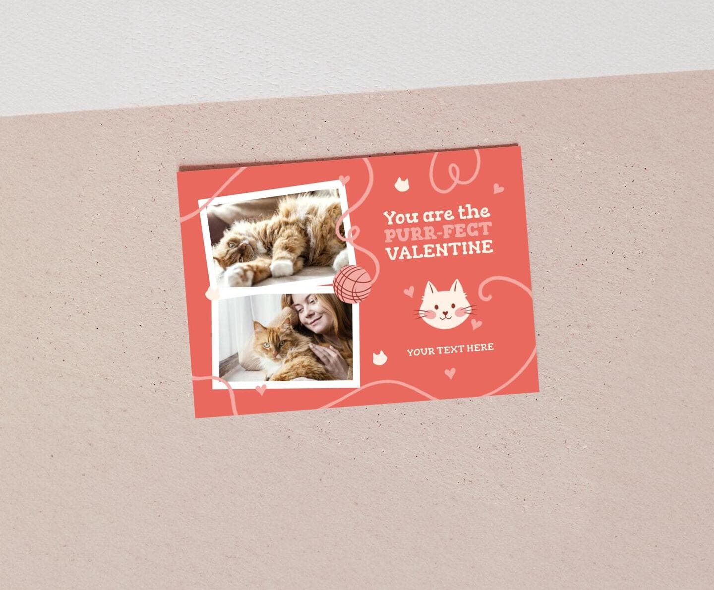 Purr-fect Valentine Multiphoto Card