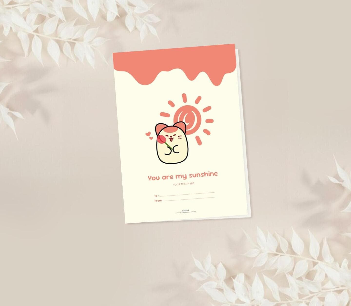 Anirollz® Sunshine Valentine Kids Card