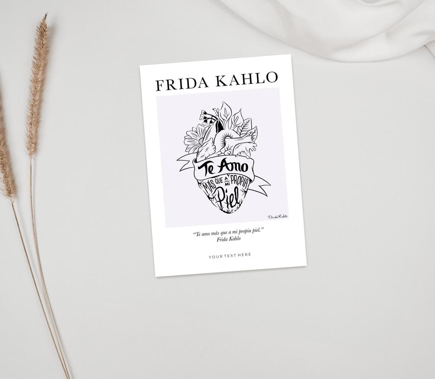 Frida Kahlo™ Corazón Florido Card