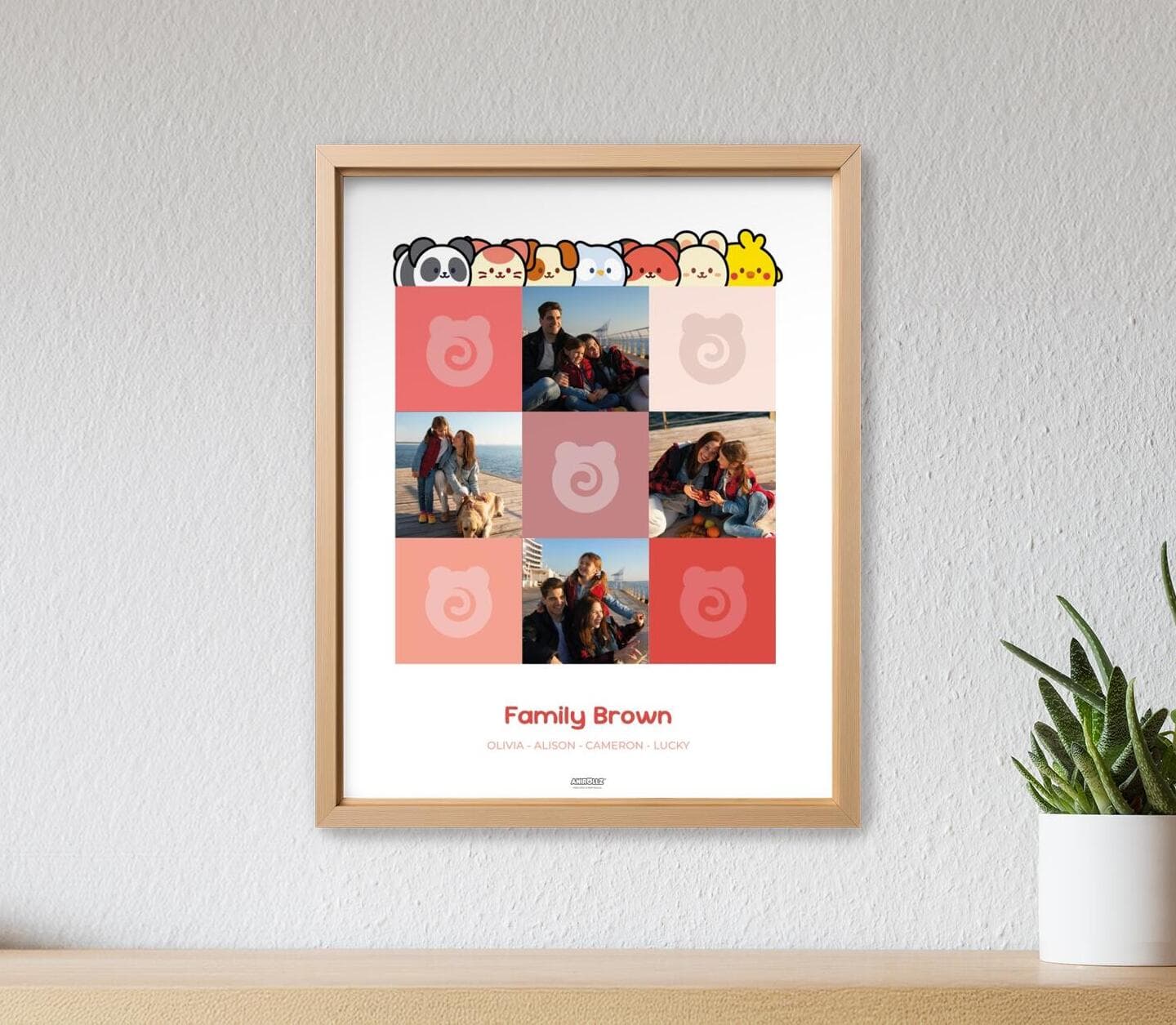 Anirollz® Love Family Poster