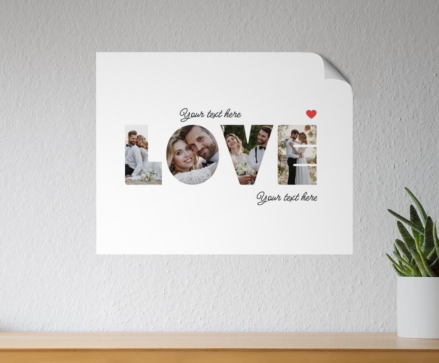 Love Letters Photo Landscape Poster