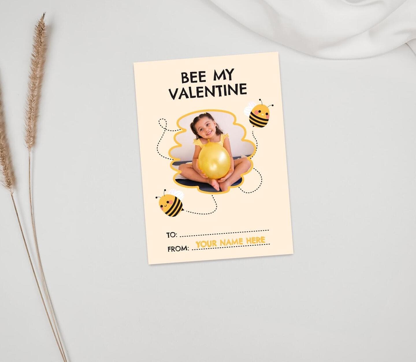 Bee My Valentine Card