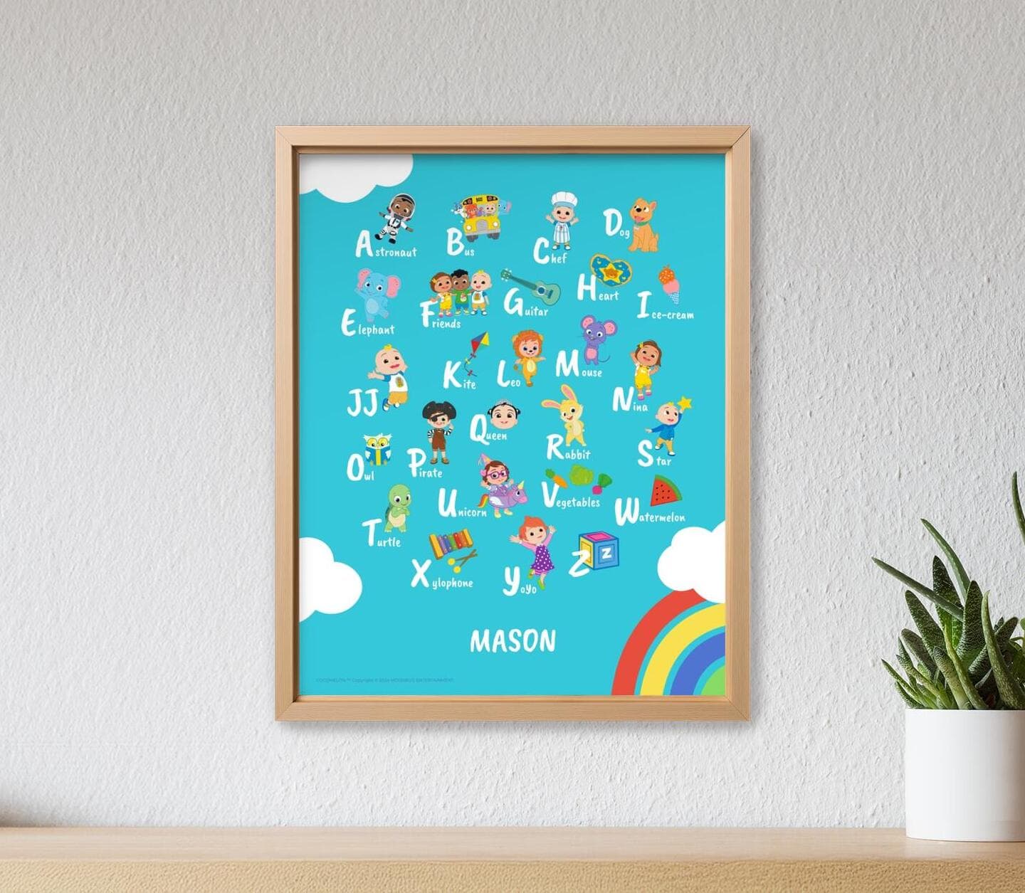CoComelon™ Alphabet Rainbow Poster