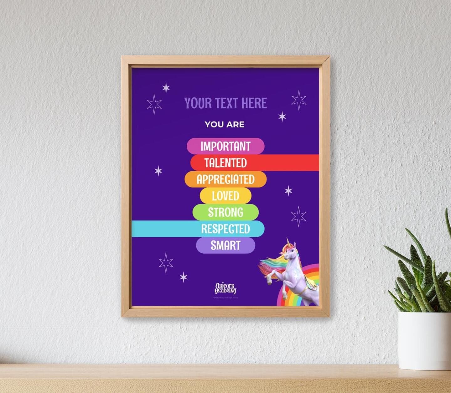 Unicorn Academy™ Qualities Poster Poster
