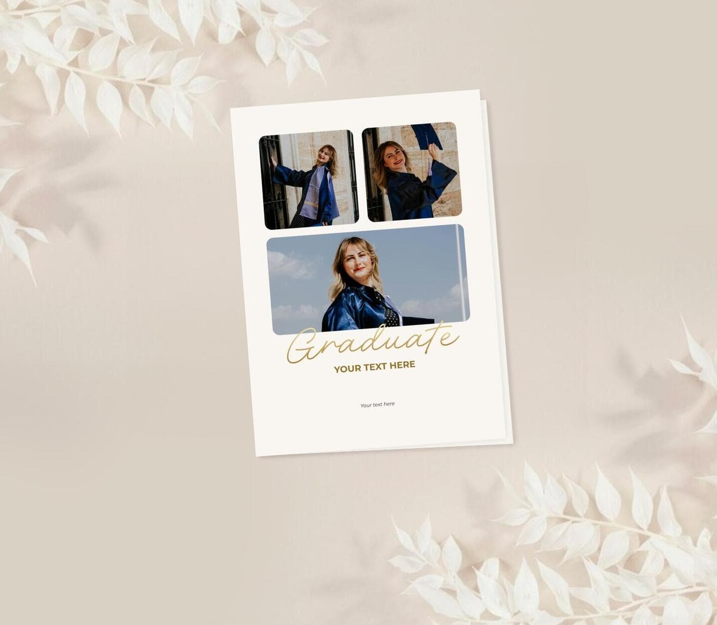 Elegant Trio Invitation Card