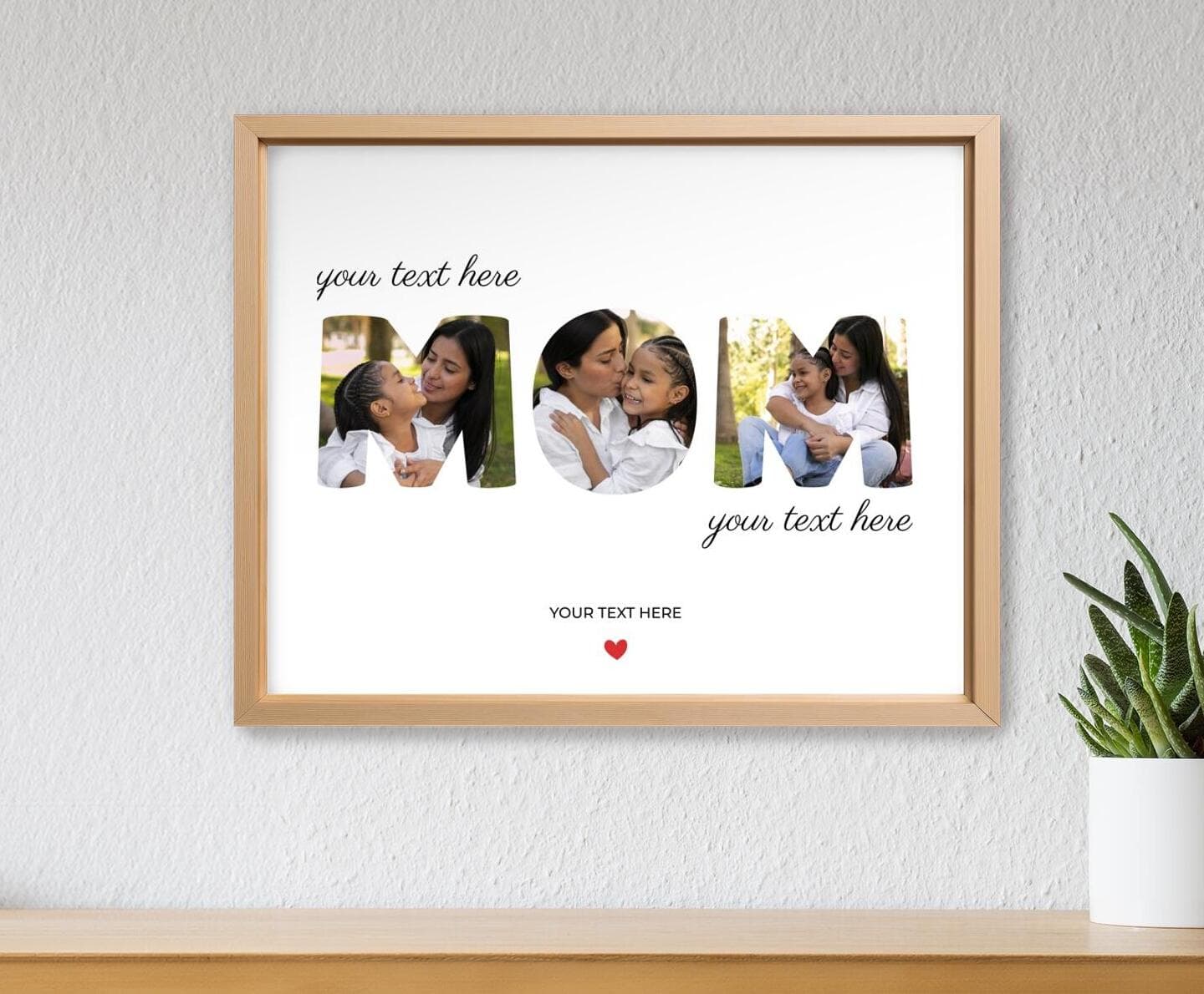 Mom Letters Poster Poster