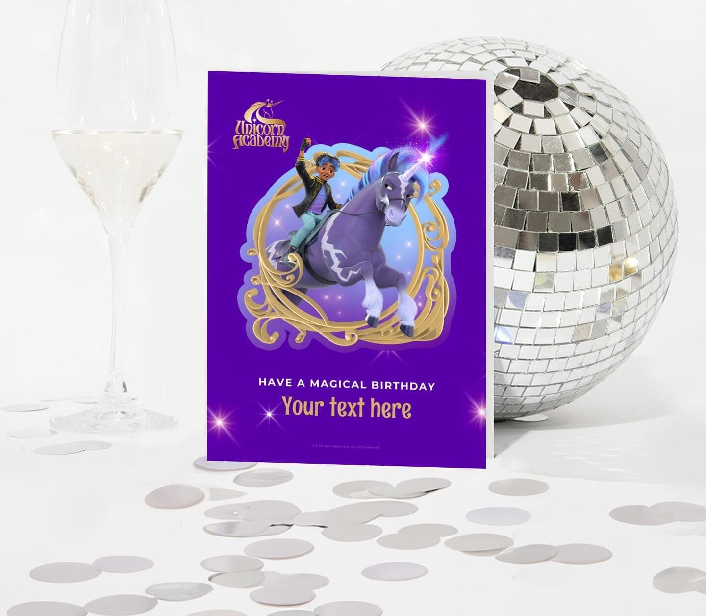 Unicorn Academy™ Magical Birthday Rory And Storm Card