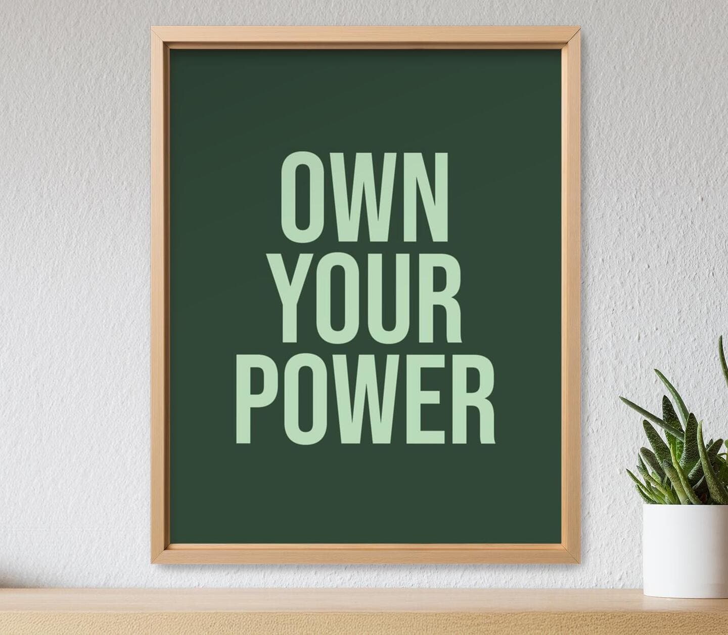 Capital Green Classic Quote Poster