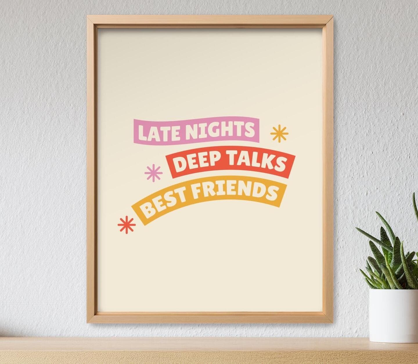 Colorful Banners Quote Poster