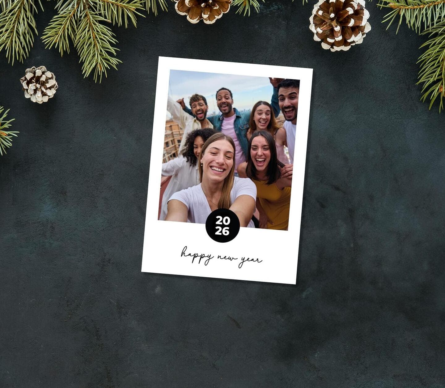 New Year Polaroid Card