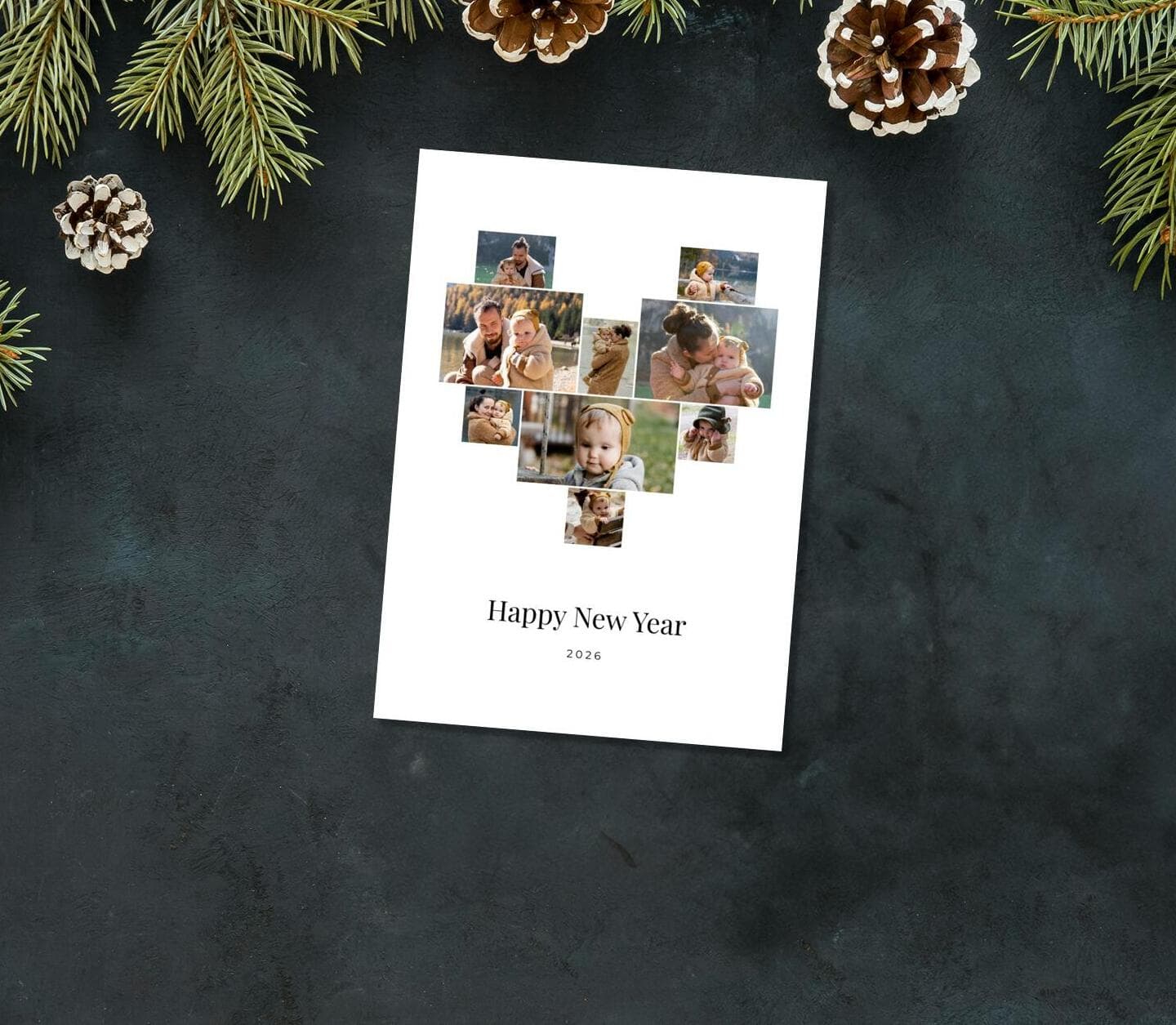 Holiday Heart Multiphoto Card