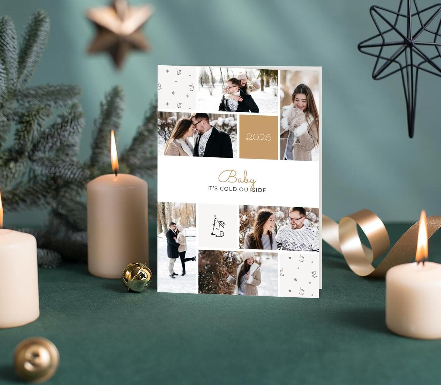 Baby it's cold outside Card