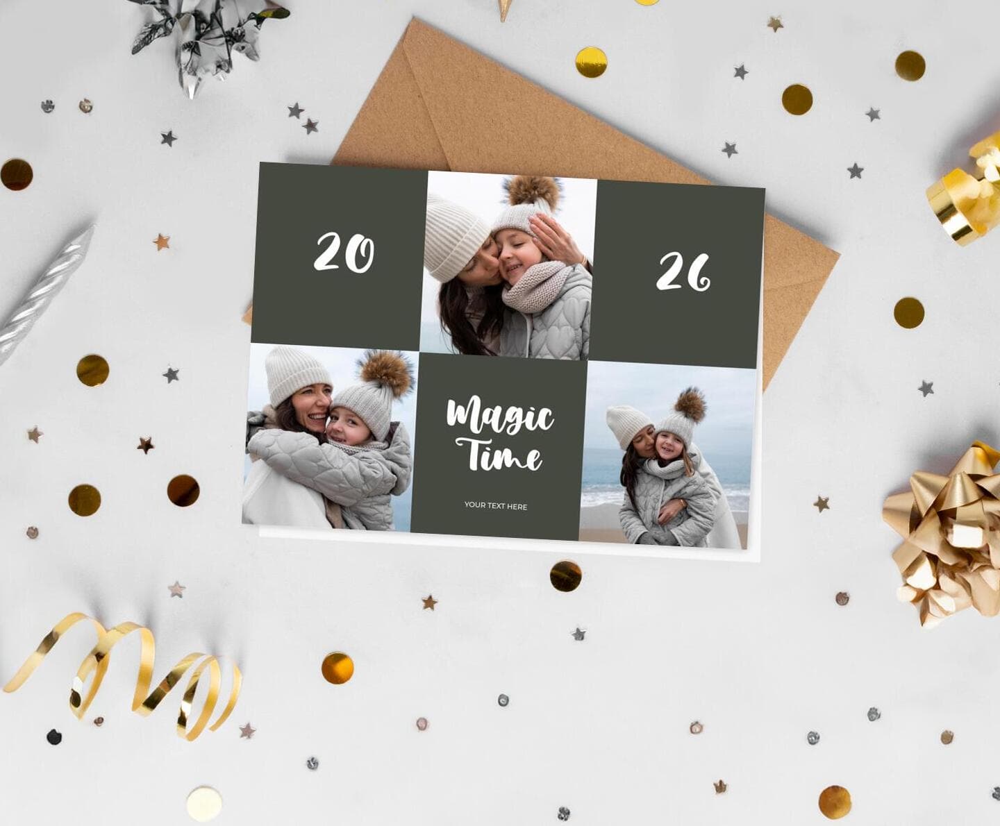 Magic Time Horizontal Card