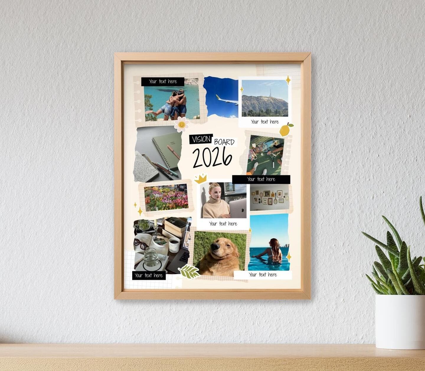 Vision Board Scrapbooking Poster