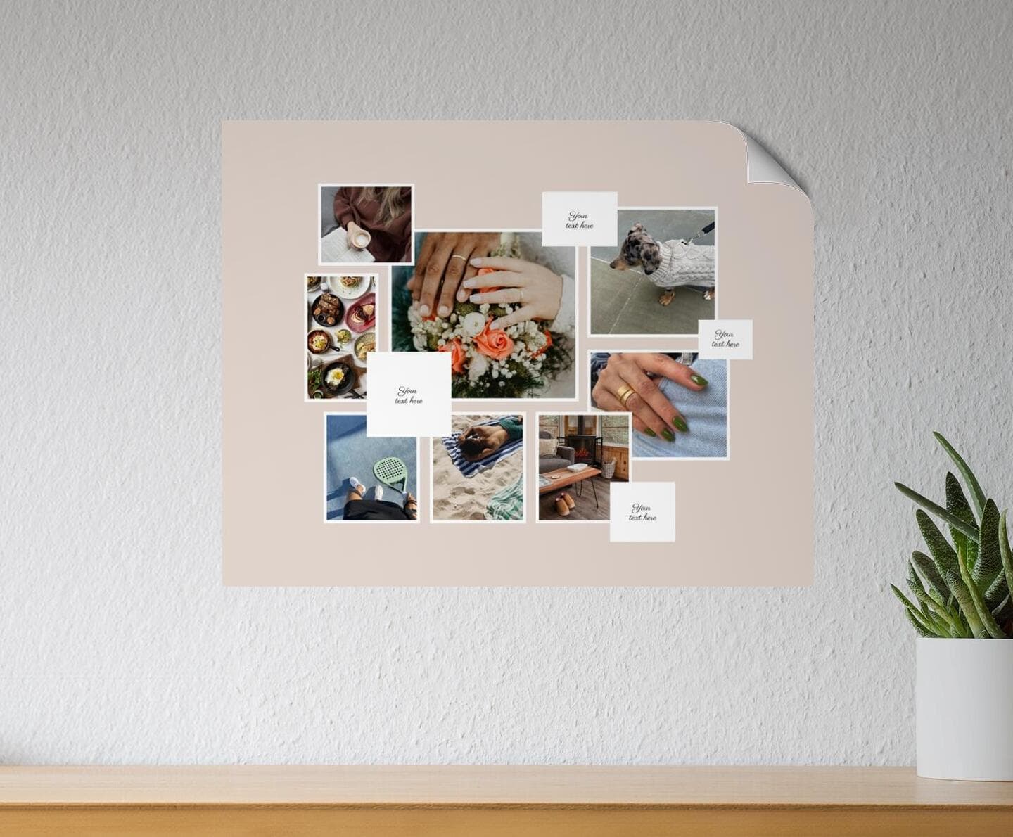 Vision Board Classic Landscape Poster