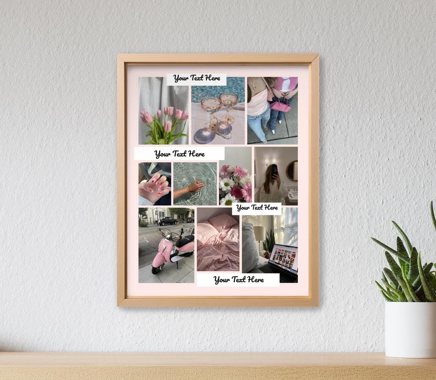 Vision Board Girly Poster