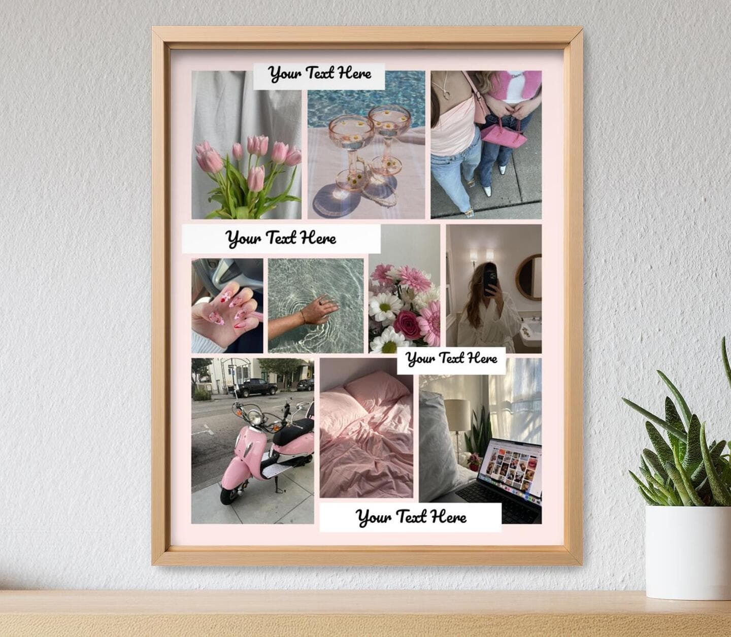 Vision Board Girly Poster